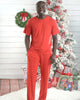 Men's Red Pajama Set