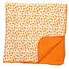Orange Football Blanket