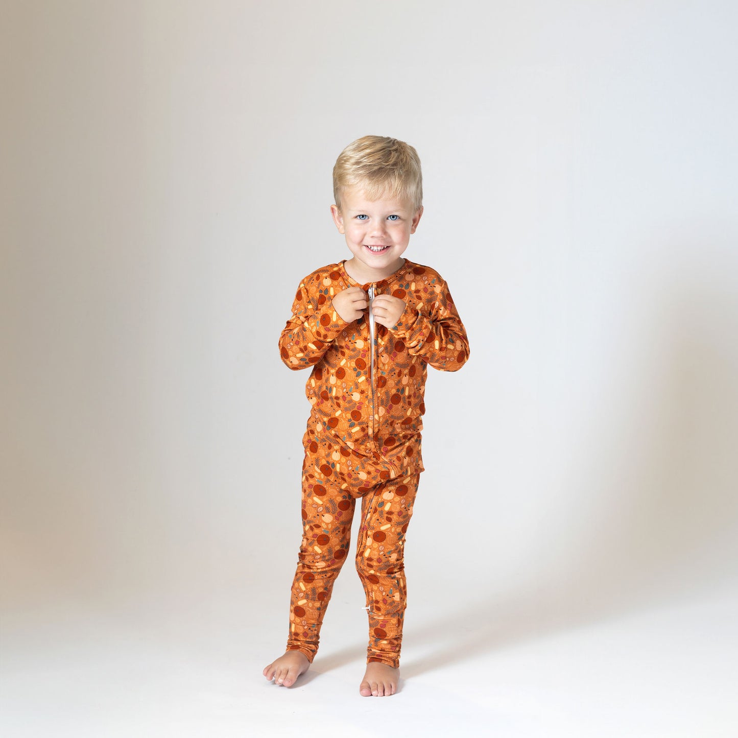 Fall Bamboo Toddler Pajamas – Romper