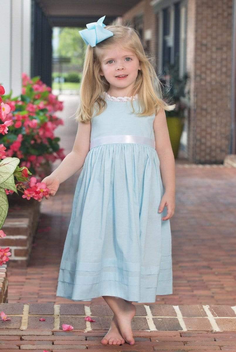 Blue Lace Slip Dress Strasburg Children