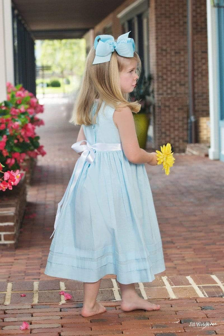 Light Blue Dress for girls, girls Summer dress, Beach Portrait