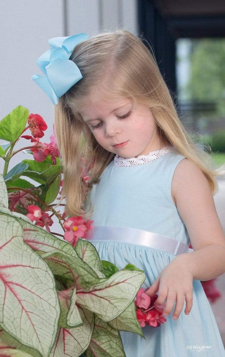 Light Blue Dress for girls, girls Summer dress, Beach Portrait