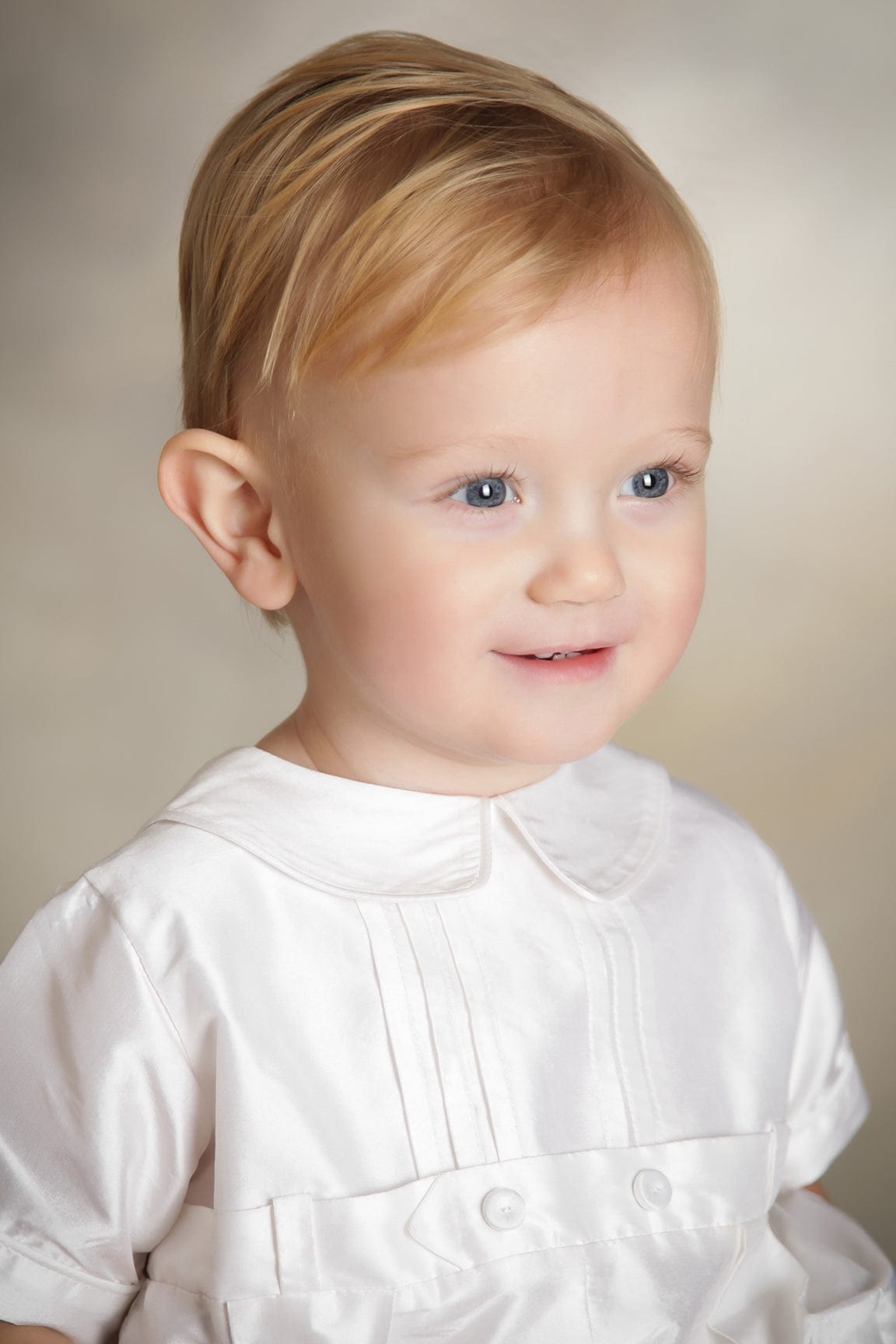Boys Silk Romper Strasburg Children