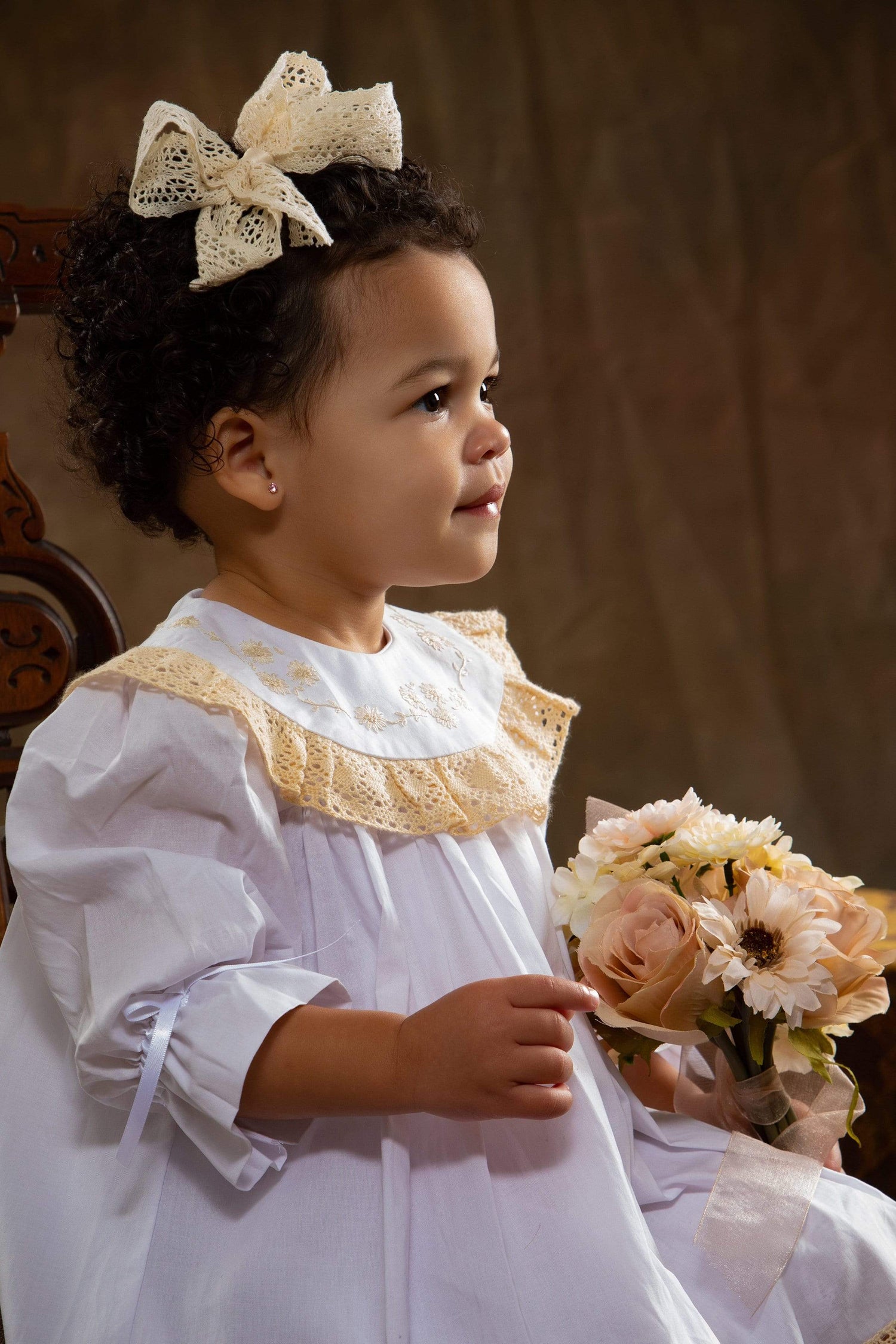 Catherine - Long Sleeve Heirloom Strasburg Children