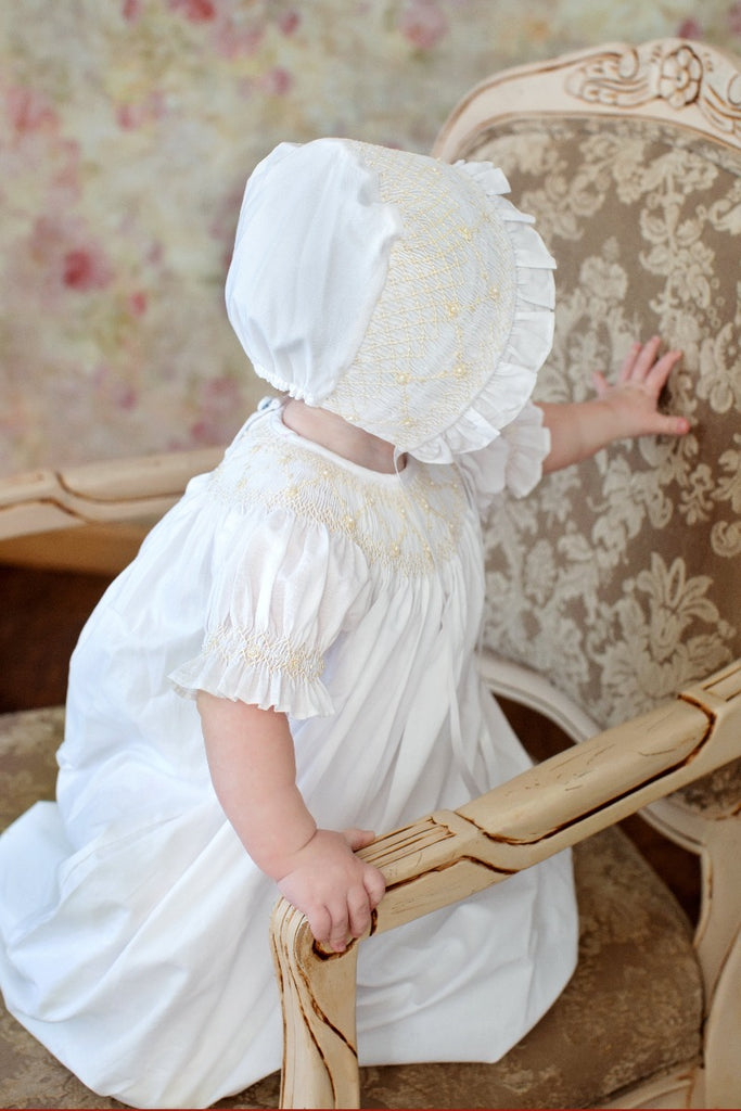 Elizabeth - Smocked Christening Strasburg Children