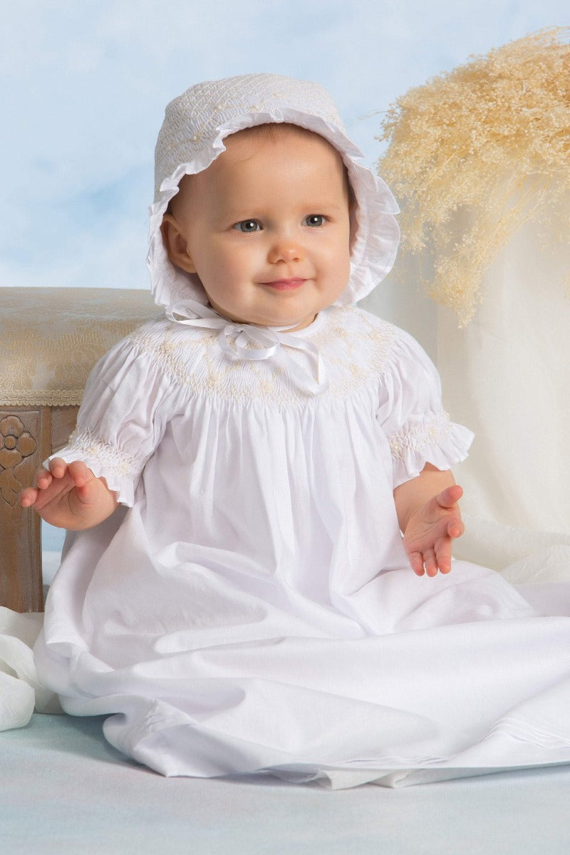 Elizabeth - Smocked Christening Strasburg Children