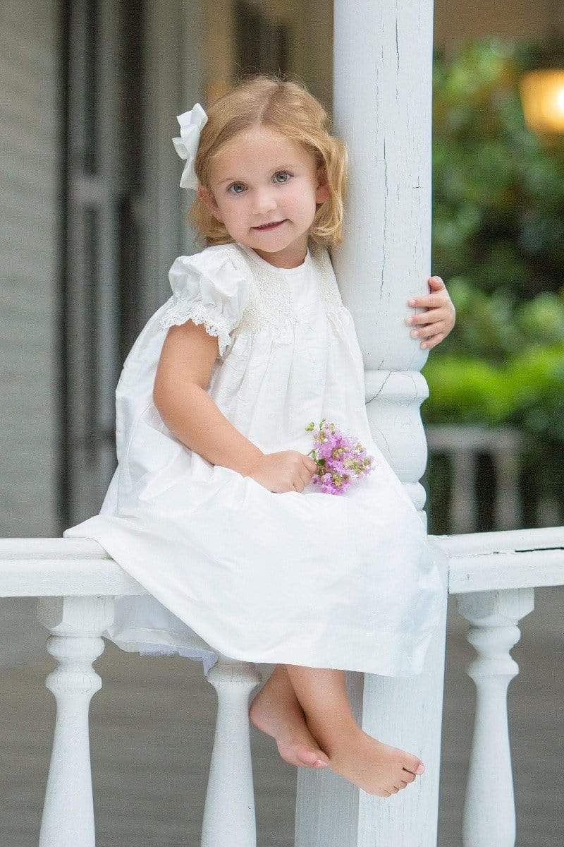 toddler white dress Strasburg Children Toddler Flower Girl Dress