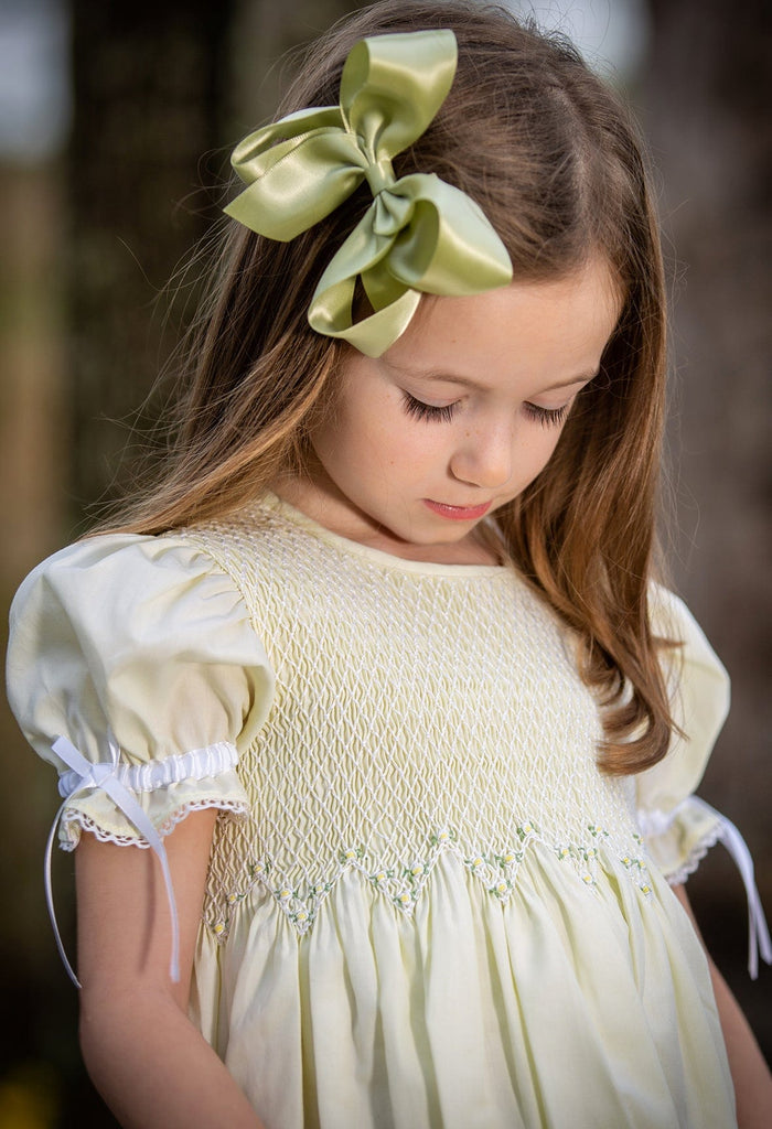 Everly- Yellow Smocked Strasburg Children