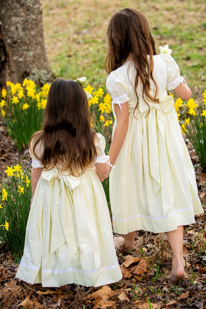 Everly- Yellow Smocked Strasburg Children