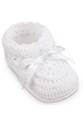 Hand Crocheted Knit Bootie Strasburg Children