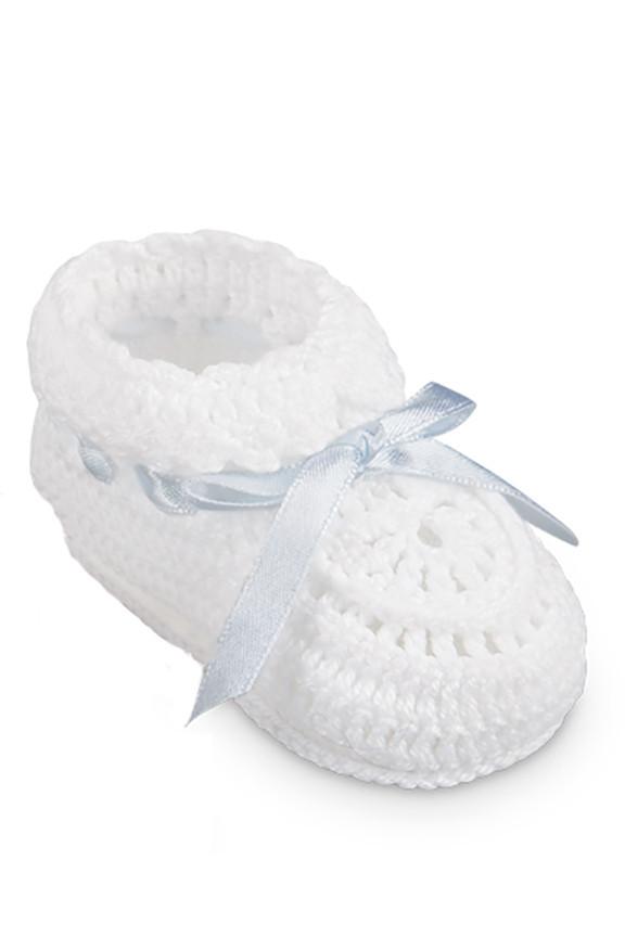 Hand Crocheted Knit Bootie Strasburg Children