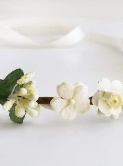 Ivory Floral Headpiece Strasburg Children