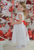 Strasburg Children Christmas Dress little girls white red, change look & wear 'til spring