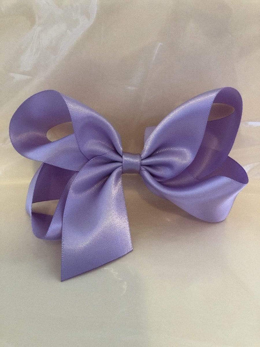 Strasburg Children Satin Ribbon Hair Bow with alligator clip dressy large bow for hair