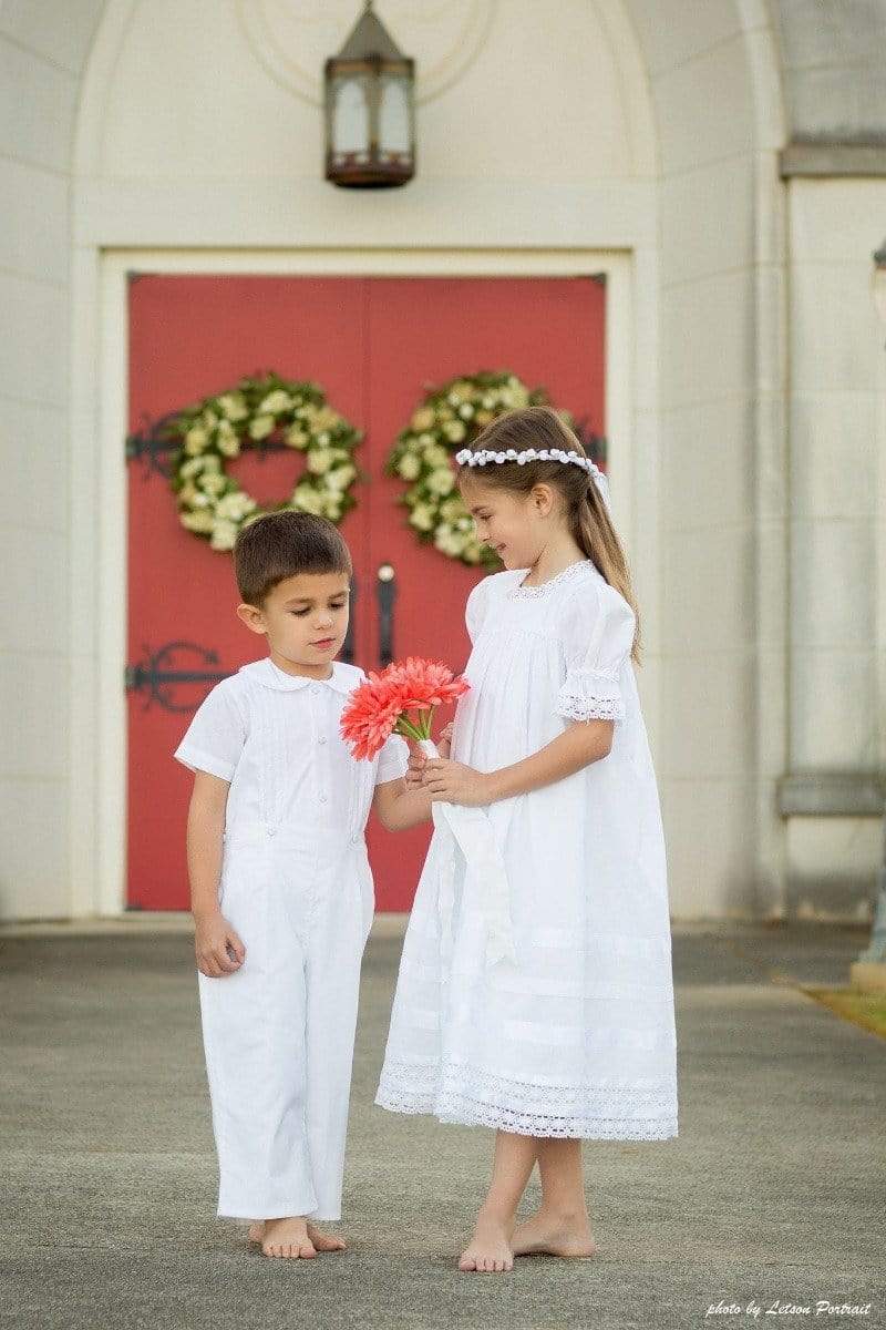Vintage Lace Flower Girl Dresses White Ivory Strasburg Communion Dress Vintage Lace Flower Girl Dresses White Ivory Strasburg Communion Dress